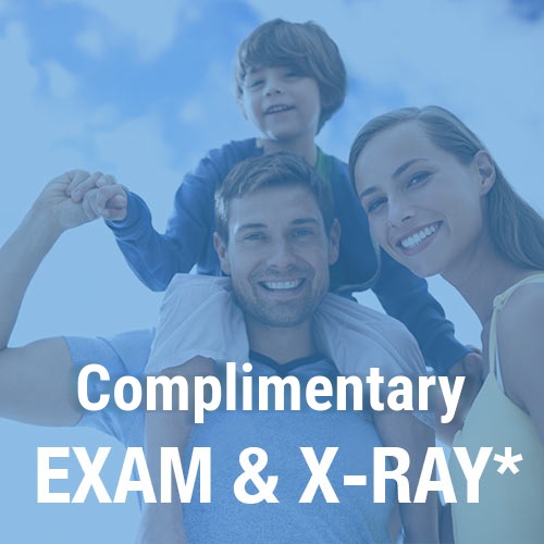 Complimentary Exam & X-Ray*